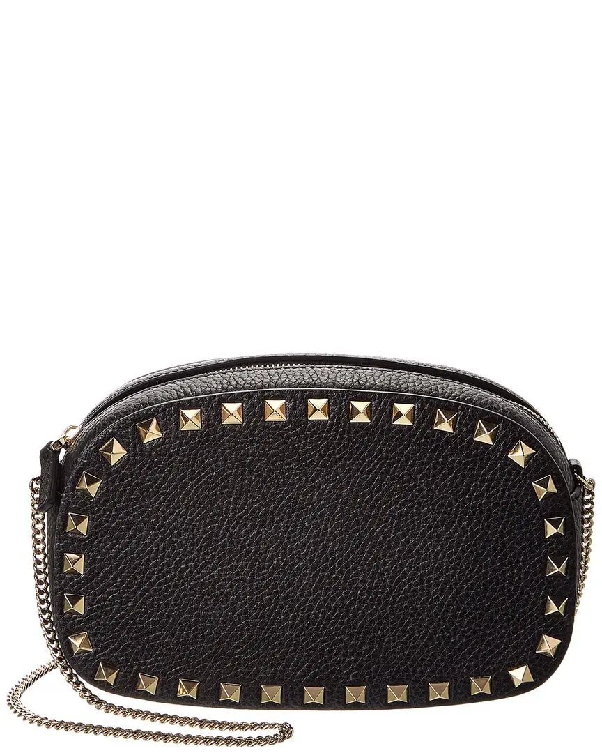 Valentino Rockstud Mini Grainy Leather Crossbody