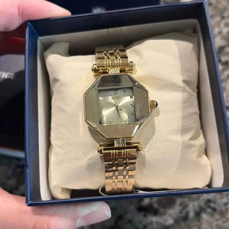 ⌚️NWT! Montres Prestige x Invicta Ladies 28mm Gold Tone Watch NEW Montres Prestige X Invicta Women main image 2