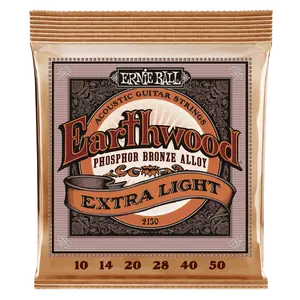 Ernie Ball 2150 Earthwood Extra Light Phosphor Bronze Acoustic Guitar Strings