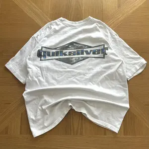 Vintage 90s white Quiksilver shirt, Unisex Crewneck for Men, Outfit Ideas, Best Sellers