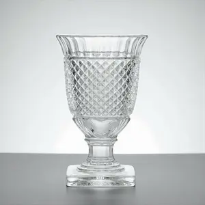 Westmoreland Waterford Clear Stem 300 Flower Vase | Set of 2 | Excellent Condition