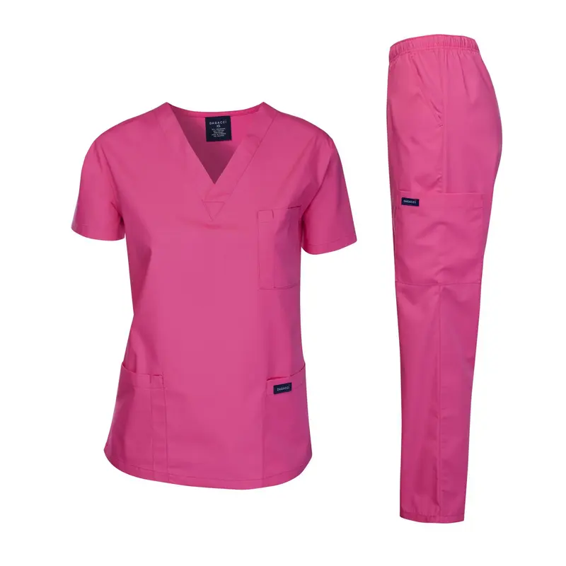 DAGACCI Unisex Medical Scrub Sets Cotton Blended (KV10005000)