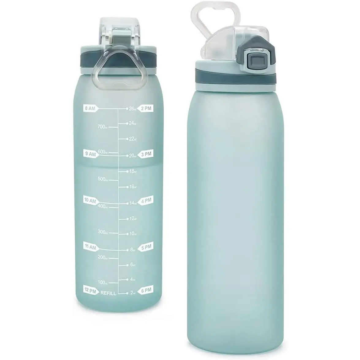 30oz Large Durable Time Marker Water Tracker Bottle for Baby & Maternity Travel, Gym Use (Pack of 1)