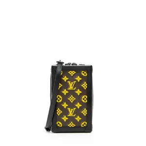 Pre-owned Louis Vuitton Leather Crossbody Bags Monogram Canvas Tuffetage Vertical Soft Trunk Bag