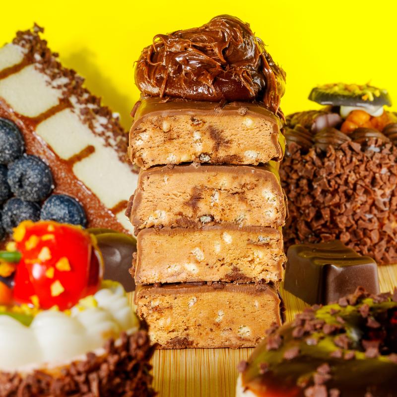 Anabar Variety Pack - 12 Pack/6 Flavors - Best Tasting Protein Bar With 20g Protein & No Sugar Alcohols - Candy Bar Flavor With Protein Bar Nutrition - Snack