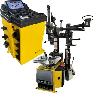 Tire Changer 885 and Tire Balancer S-710 Combo for Tire Repair and Wheel Balancing