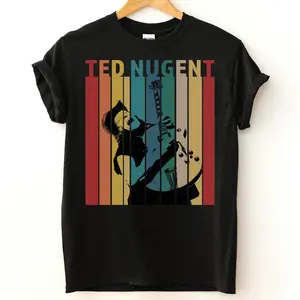 [Sale Up To 40%] Ted Nugent Vintage T-Shirt, Ted Nugent Tee, Retro Music Shirt Unisex Shirt
