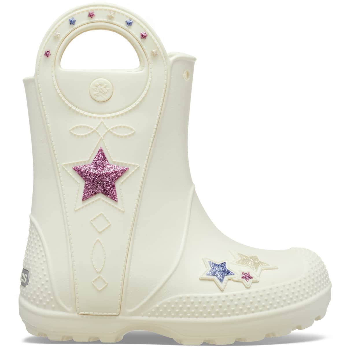 Crocs Kids’ Handle It Western Rain Boots, Cowboy and Cowgirl Boots