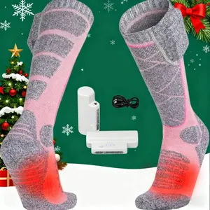Winter Essential Heated Socks, USB Rechargeable Smart Electric Warm Socks, Perfect Christmas Gift, Ideal for Outdoor Sports