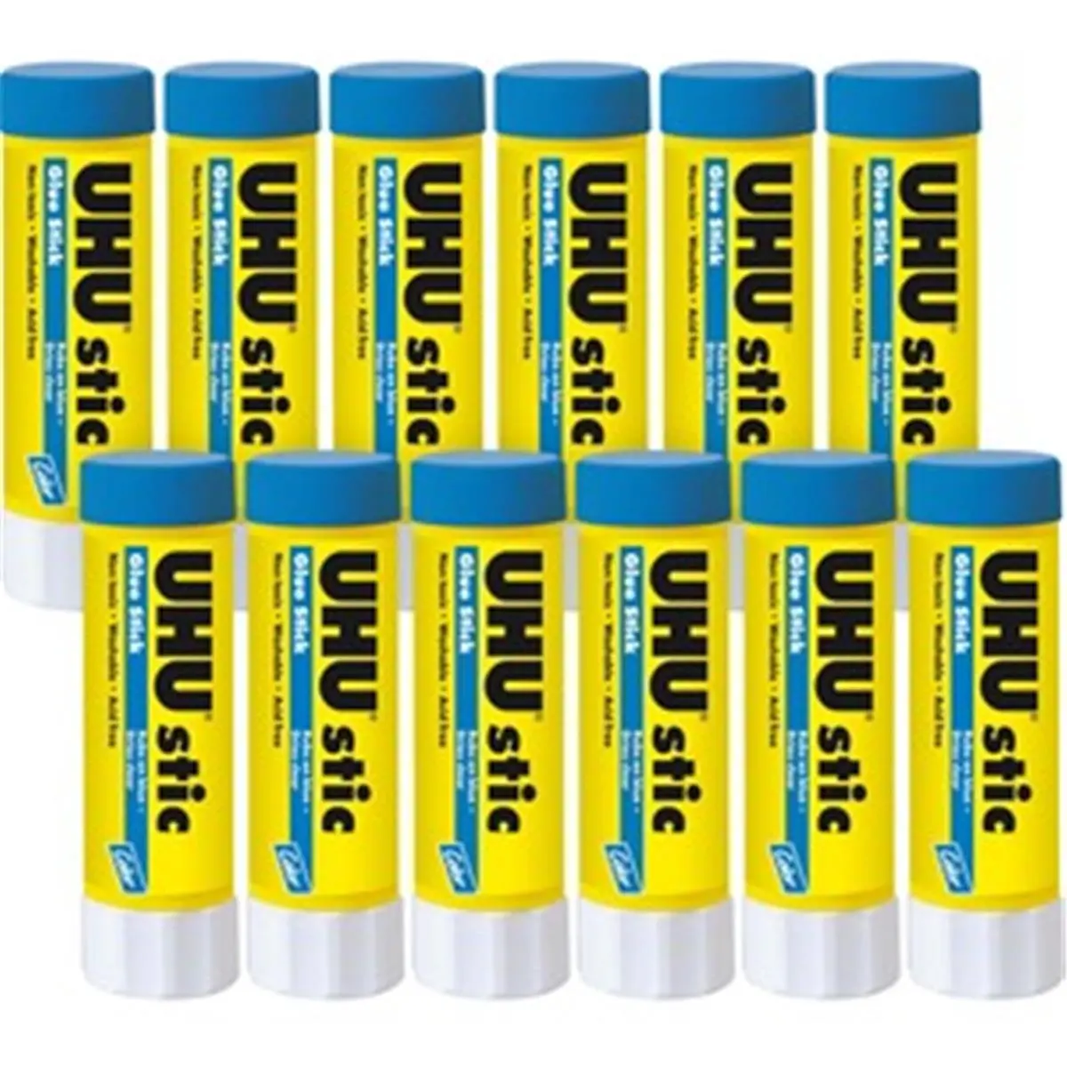 212 MAIN Blue UHU Stick Color Glue Stick, 1.41 oz Quick Dry Strong Adhesive for Tools & Hardware Applications, Quick Dry Adhesive