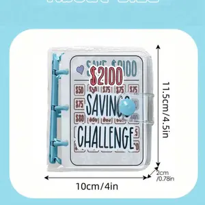 2100 savings challenge binder cash stuffing