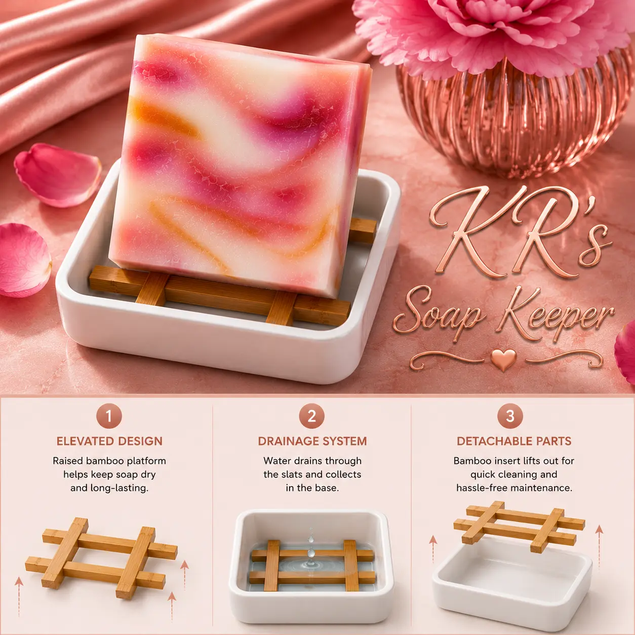 KR’s White Soap Keeper