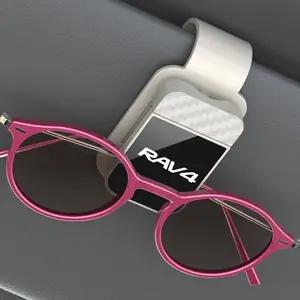 Toyota Rav4 Accessories, Eyeglass Holder & Sunscreen Case, Mirror-Shaped Design, Durable Storage Solution for Glasses