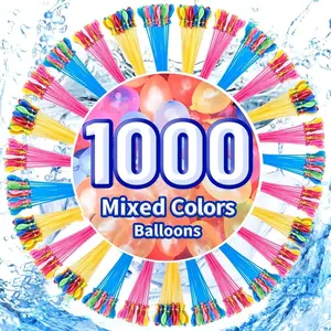 Water Balloons Quick Fill -1000 Pack Summer Outdoor Party Toys for Kids Balloons for Garden Backyard Splash Pool Play, Cool Gifts for Boys Girls