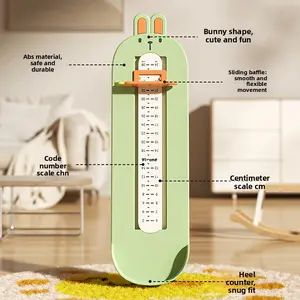 Langkes Kids Foot Measuring Device for Accurate Shoe Size Infant to Child Home Use Universal Foot Length Gauge Tool