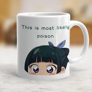 Apothecary Diaries MaoMao Mug, This Is Most Likely Poison, Funny Cute Anime Mug, Ceramic Mug, Otaku Fan Drinkware Beverage Coffee Glossy Sturdy Tumbler