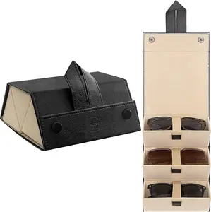 BOSHKU Sunglasses Organizer Case Men Women Eyeglass Holder Storage Travel Case BOSHKU