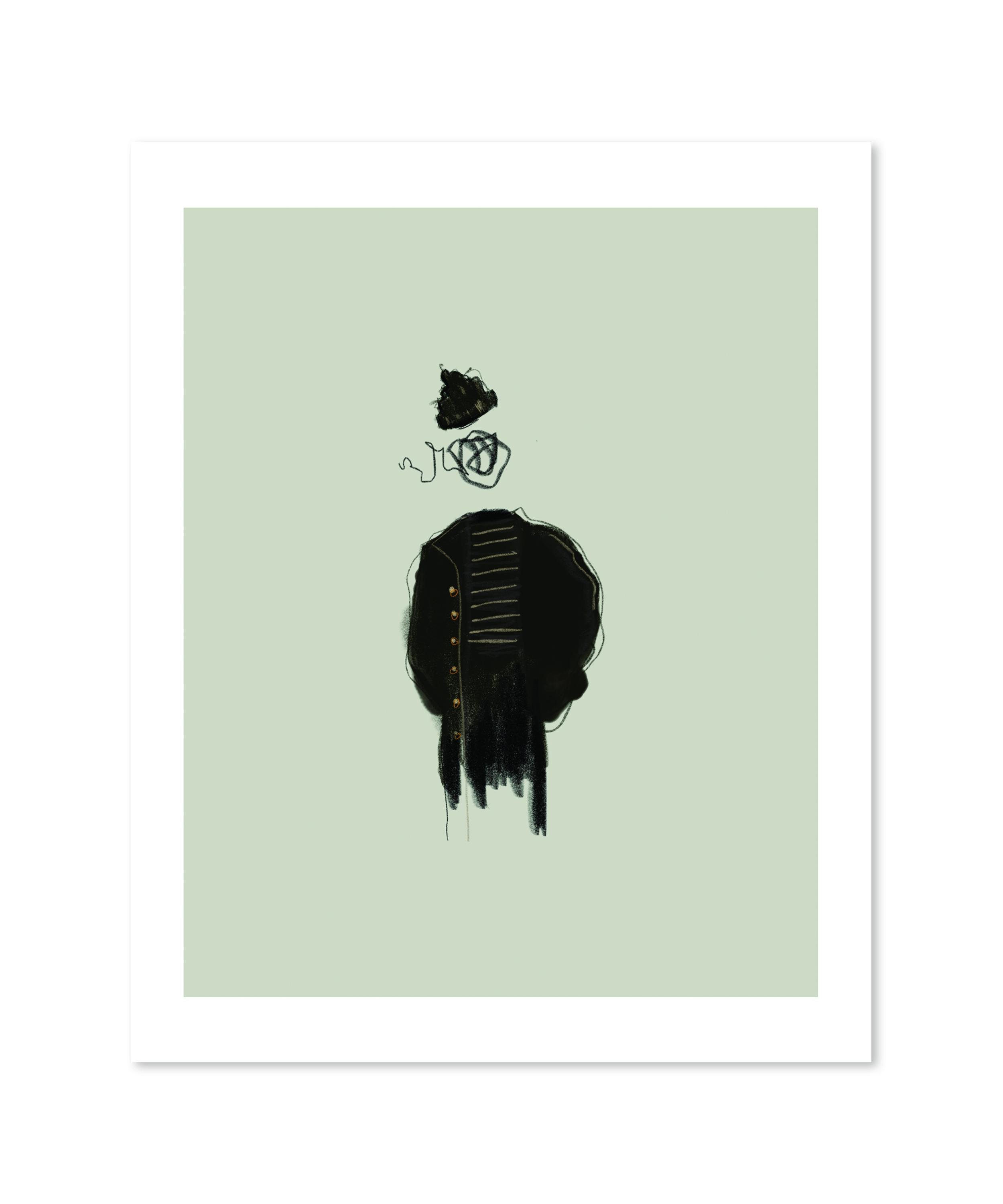 Tailor Made - 6.21 Contemporary Art Digital Illustration Giclée Print on Archival Paper 16"x20" Signed & Dated 2024