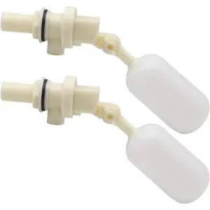 Float Valve 2Pcs Water Float Ball Automatic Water Level Control for Fish Aquarium Cattle Horse Pig Water Bowl Trough Tank