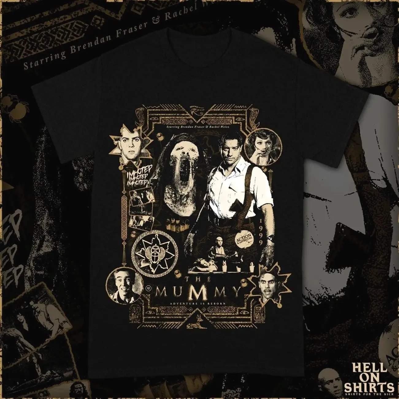 1999 The Mummy Movie Tee Unisex Short Sleeve Shirt  S-5XL B