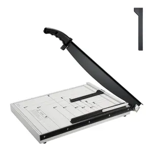 VEVOR Paper Cutter, Guillotine Trimmer, 18 Cut Length, 15 Sheets Capacity, Heavy Duty Guillotine Paper Cutter with Guard Rail/Blade Lock for Cardstock/Cardboard, Paper Trimmer for Home Office School