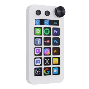 VSDINSIDE N1 3-in-1 Numeric Pad Calculator & keyboard with screen Macro Keys Stream Deck for TKL Keyboards