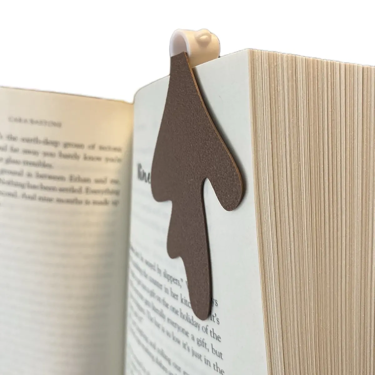 Bookmark + coffee spill book mark + booktok + reading