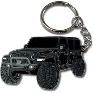 Jeep Wrangler Keychain - Officially Licensed Jeep Rubicon Accessories JL Key Chain JKU 2024 2023