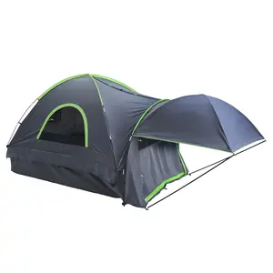 Truck Tent 8.0-8.2ft Waterproof PU2000 Truck Bed Camping Tent 2-3 Person
