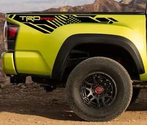 TRD PRO American flag Edition Decals, Stickers, Bedsides Decal , Truck bedside decals set of 2