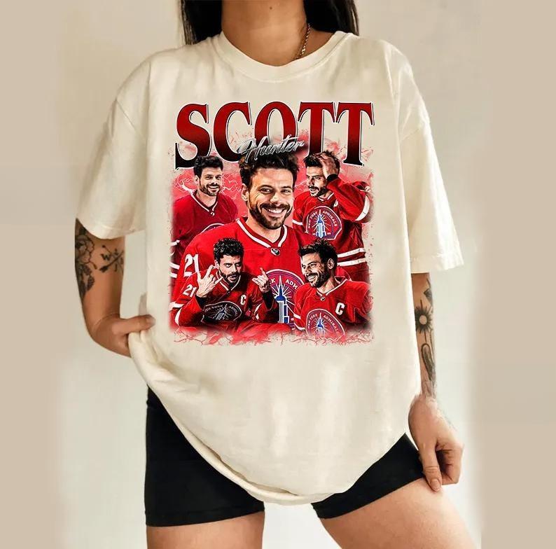 [ Sale Up To 40%] Vintage 90s Bootleg Style Scott Hunter T-Shirt, Scott Hunter Comfort Colors T-shirt, Scott Hunter Gift For Man And Women Unisex T-Shirt