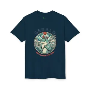 Gerald the Dolphin T-Shirt – Retro Coastal Surf Graphic Tee