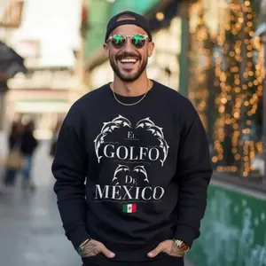 El Golfo De Mexico Shirt Sweatshirt Hoodie, El Golfo De MÉXico Flag Design, Mexican Pride Art, Gift For Men Women, Unisex Sweater Pullover Tee