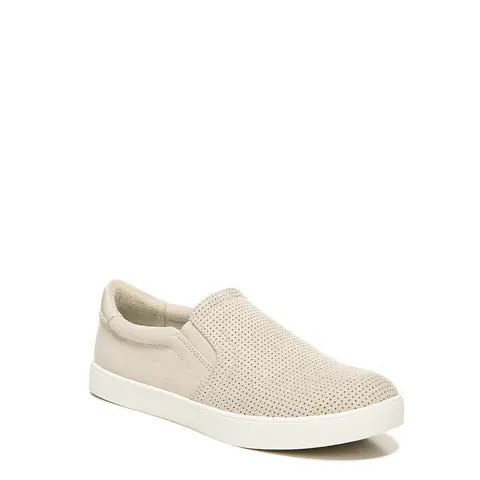 Dr. Scholl's Women's Madison Faux Leather Slip-On Sneakers - Women's Footwear with Tab Accent, Rubber Outsole, Recycled Foam Insole, Arch Support, Flexible Design, Wide Sizes, Lightweight Fit for Everyday Walks, Errands, Women's Sneakers
