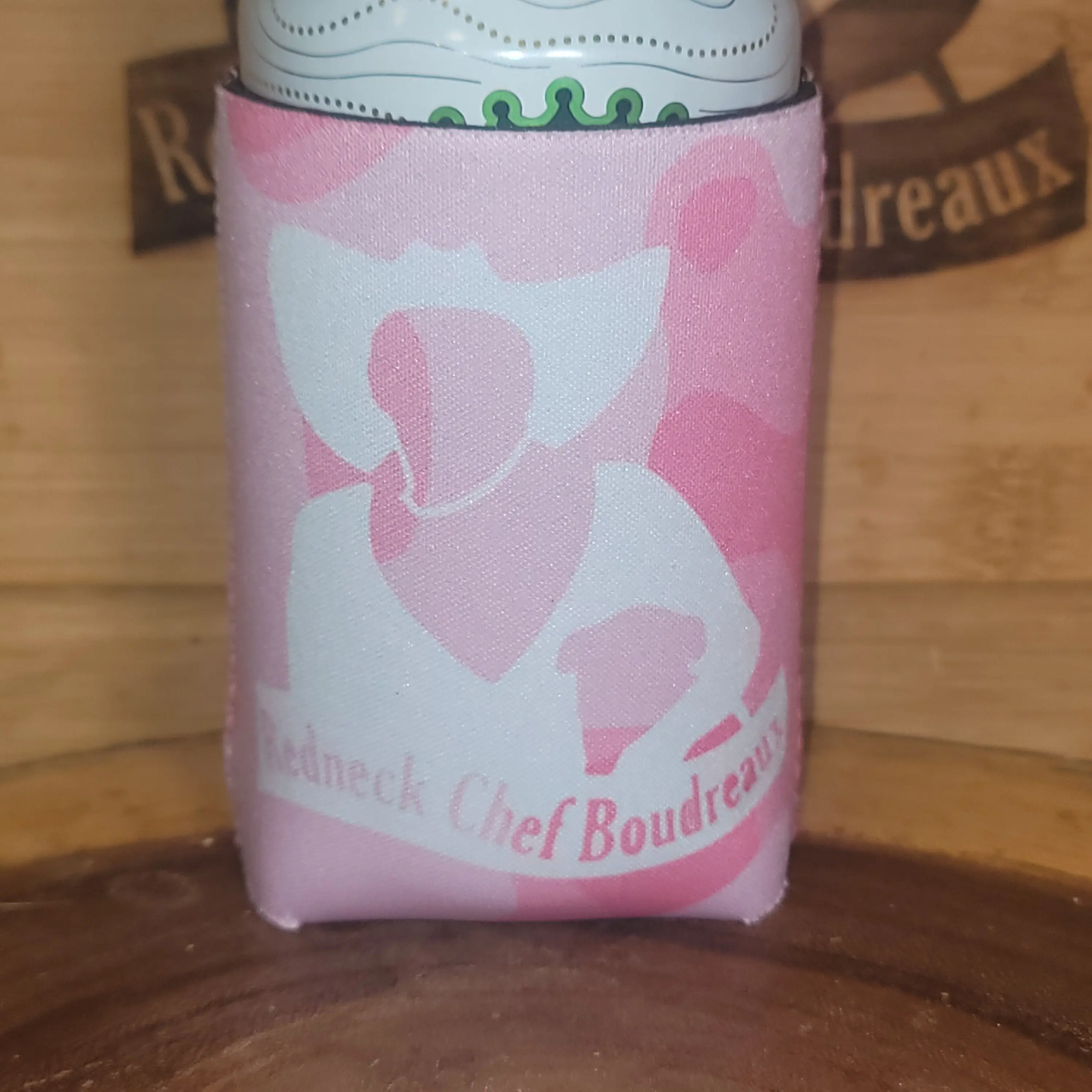 Pink Camo Koozie