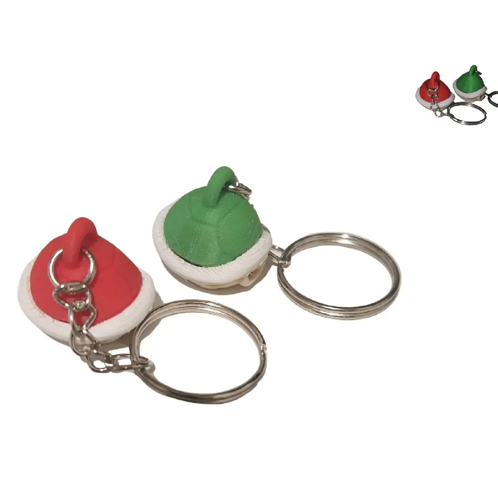 Mini Mario Turtle Keychains - Turtle Shaped Key Rings with Chains