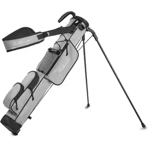 Golf Stand Bag, Lightweight Golf Easy Carry Bag with Padded Strap,Durable Pitch n Putt Golf Bag, Practice Ranger Sunday Golf Bag for Men&Women