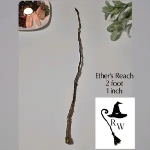 Handcrafted Wand: Ether's Reach 2 Foot 1 Inch Magic Wand for Enchanting Spells and Rituals