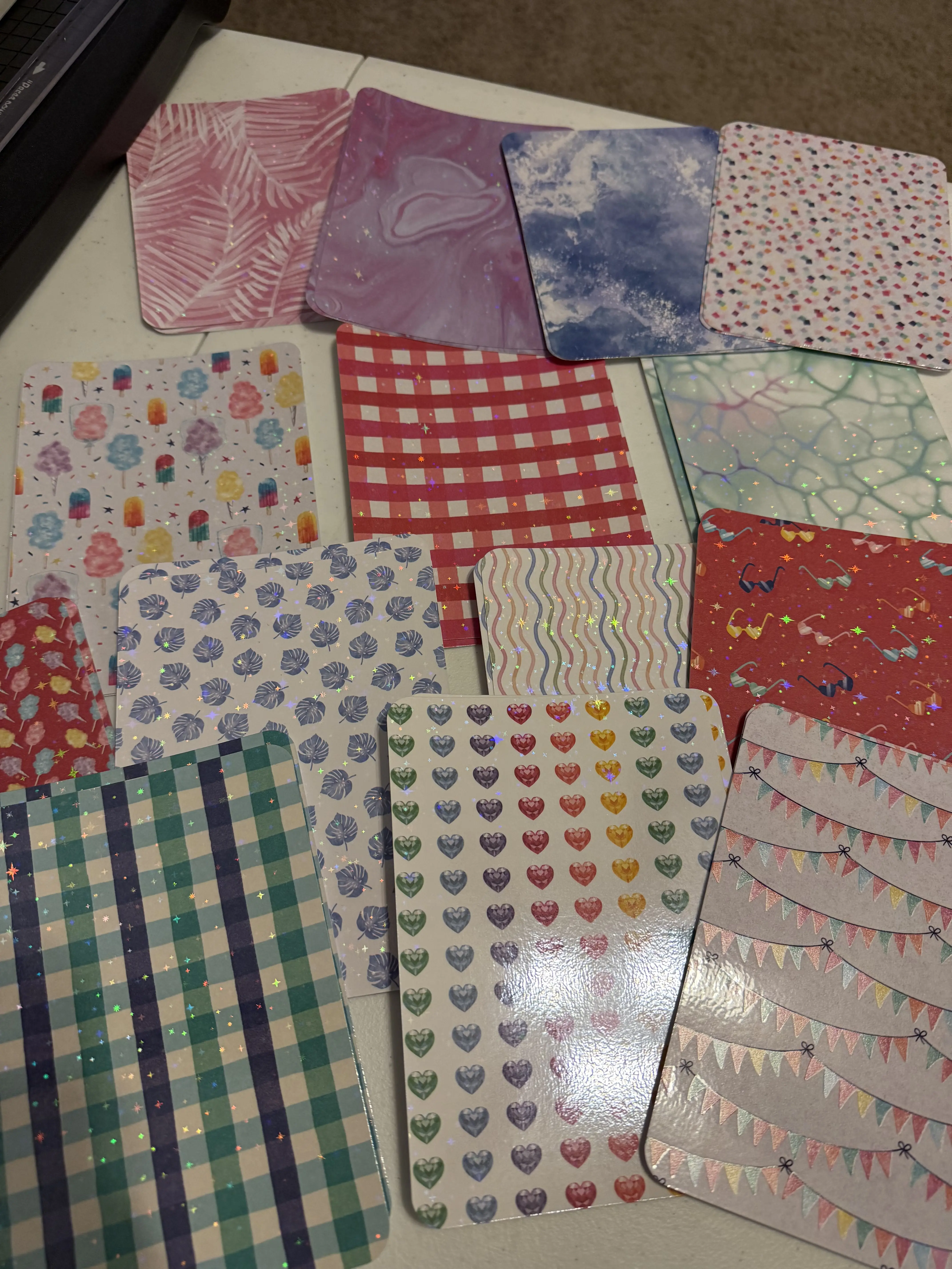 Kindle Insert: Laminated Cardstock for Clear Case - Bookish & Seasonal Designs