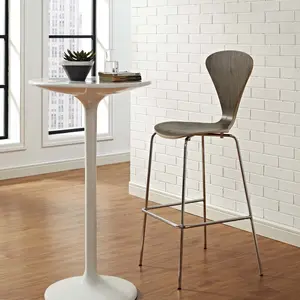 Modway Passage Dining Bar Stool in Walnut