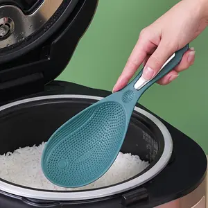 Non-stick Rice Spoon, 1 Count Household Rice Spoon, Rice Cooker Rice Spatula, Rice Ladle, Plastic Shovel, Kitchen Utensils, Nonstick Cooking Spoon