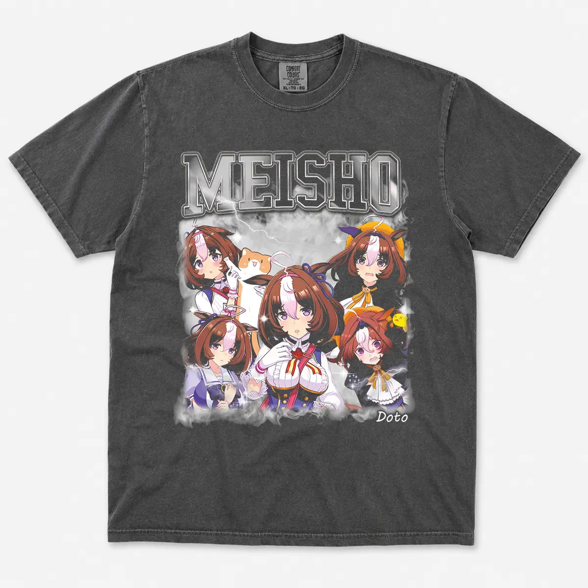 Meisho Doto UMA Musume T-Shirt, Anime Girl Graphic Tee, Racing Horse Girl Design, Unique Anime Fan Gift, Manga T-shirt, Gift for Gamer