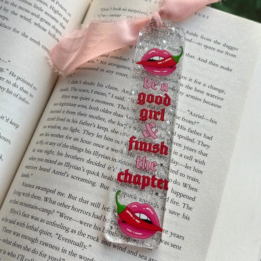 Be a Good Girl & Finish the Chapter Smut Acrylic Bookmark Be a Good Girl & Finish the Chapter Smut Acrylic Bookmark