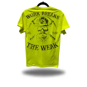 WORK BREAKS SAFETY GREEN TEE