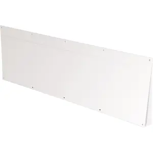 34 X 12 Stainless Steel Door Kick Plate, Rectangular Kick Plate, Mop Plate Protection Plate, Silvery Easy-to-Clean Robust Protection for Indoor Outdoor -12" x 34" x 3/64" Industrial