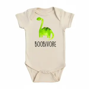 Dinosaur Boobivore - Baby Boy Girl Clothes Infant Bodysuit Funny Cute Newborn