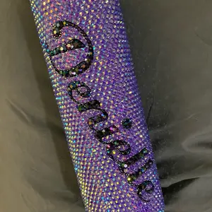 Personalized rhinestone tumbler