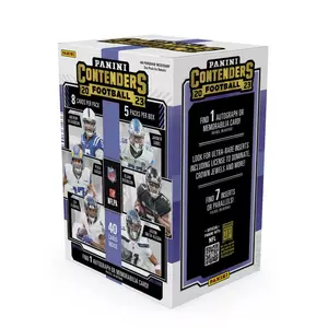 2023 Panini Contenders ROYAL BLUE HOBBY Blaster Box (1 Auto or 1 Rookie Ticket Swatch) 40 Cards
