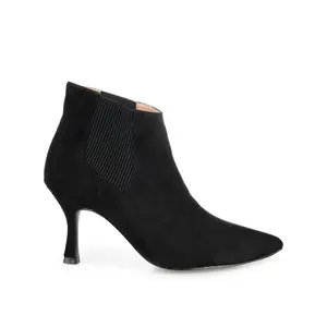 ELITTA CHELSEA BOOTIES IN FAUX SUEDE - Black