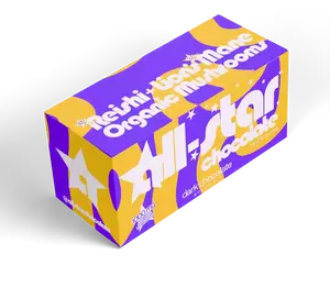 all-star dark chocolate + sea salt - with organic lion's mane & reishi mushrooms